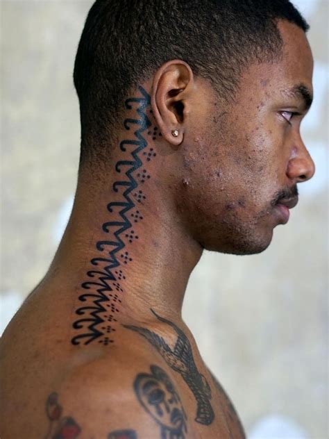 dark skin male black skin tattoo ideas